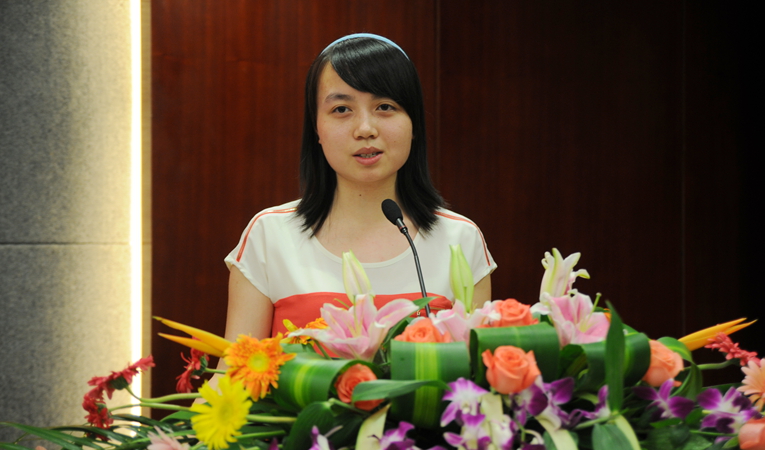 獲獎學生代表發言