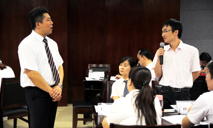 培訓(xùn)中,現(xiàn)場(chǎng)互動(dòng)